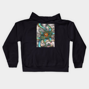 Space Octopus Kids Hoodie